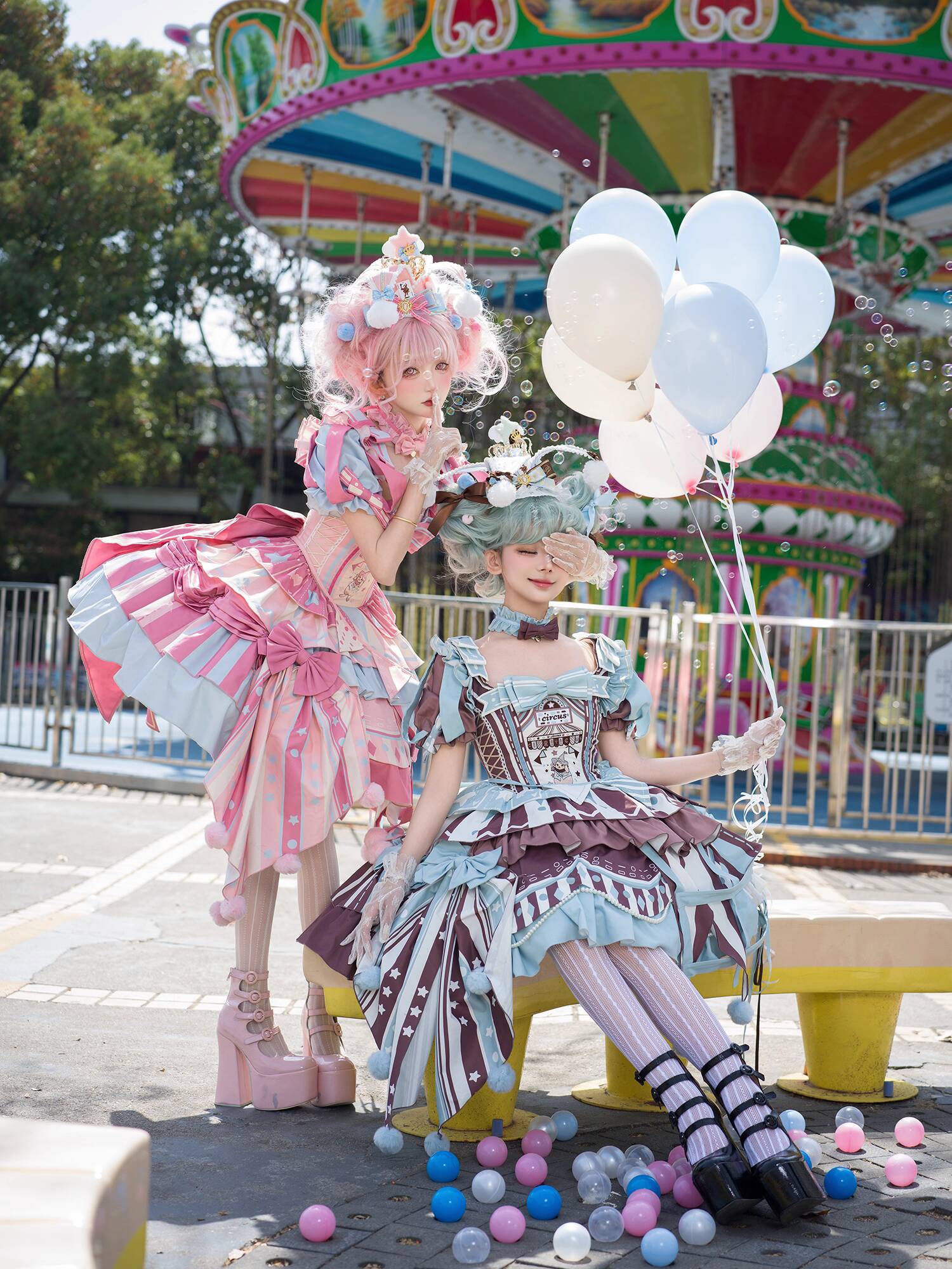 Anime Cosplay Female Characters - 뉴 피에스타 카니발 할로윈 코스프레 서커스