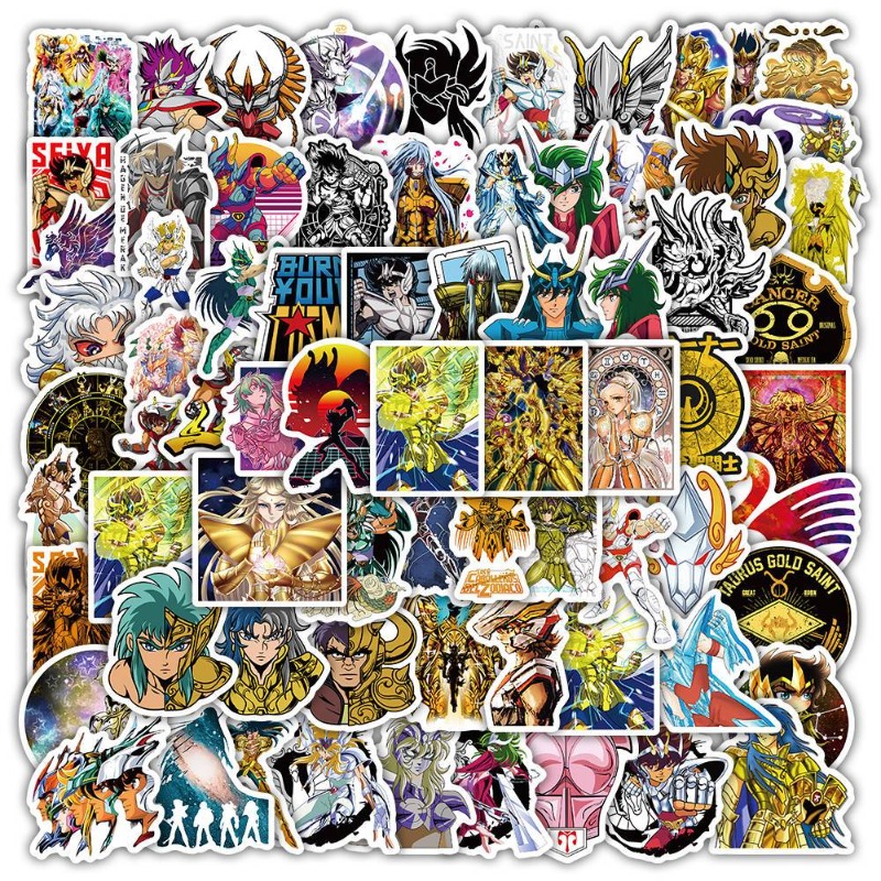 Anime Cosplay Diy - 101Pcs 세인트 세이야 애니메이션 스티커 만화