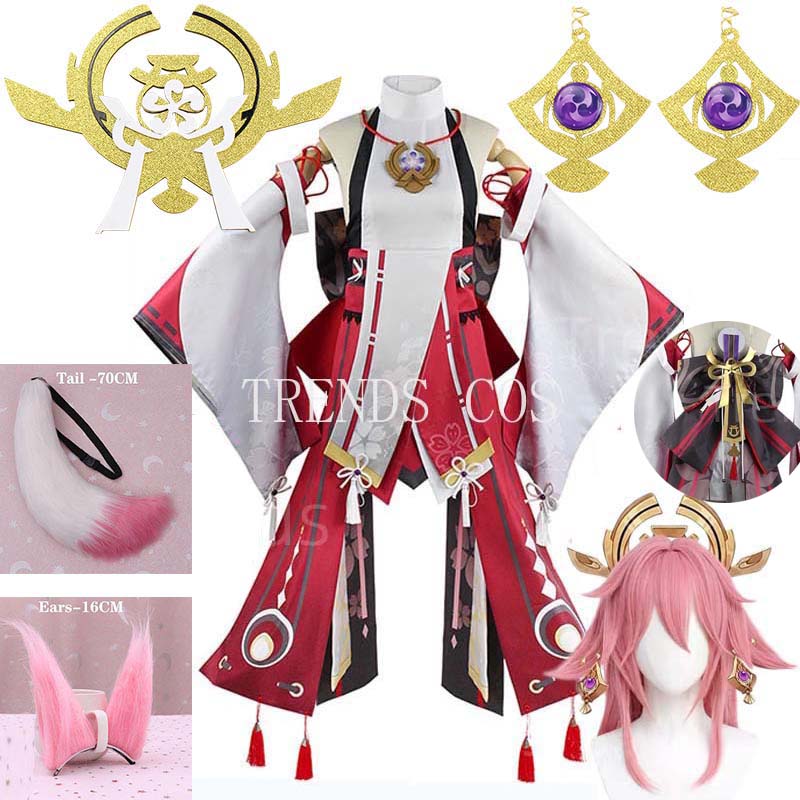 Violet Evergarden Dress - Yae Miko Guuji Yae 코스프레 풀