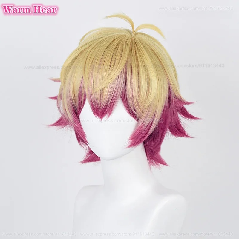Anime Cosplay With Red Hair - d;4'v\6.h/ 알렉시스 네스 합성 짧은 가발