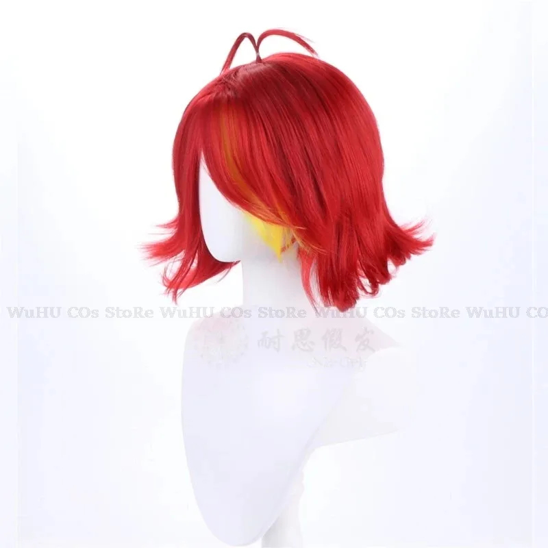 Anime Cosplay With Red Hair - 2025 하스빈 코스 니프티 가발 애니메이션