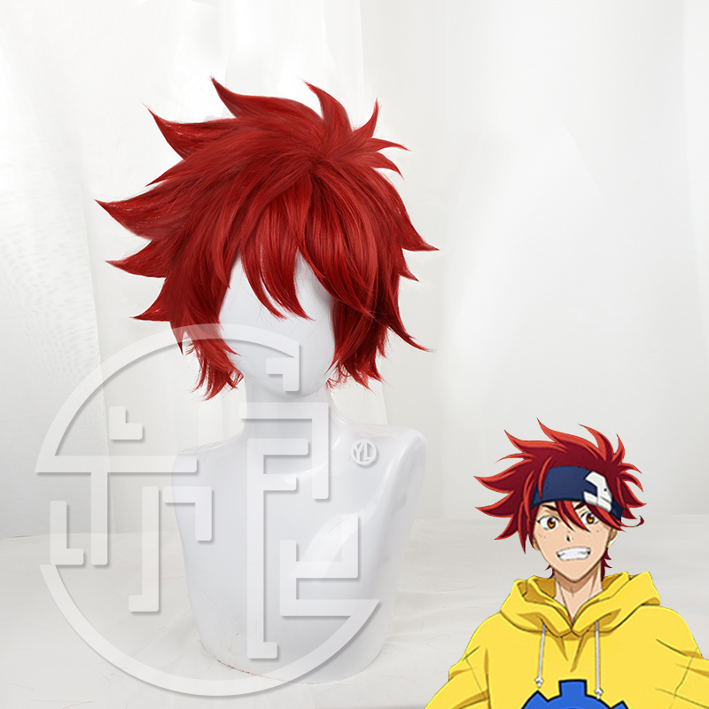 애니메이션 SK8 인피니티 레키 코스프레 가발, 빨간  - Anime Cosplay With Red Hair 리뷰 및 가격