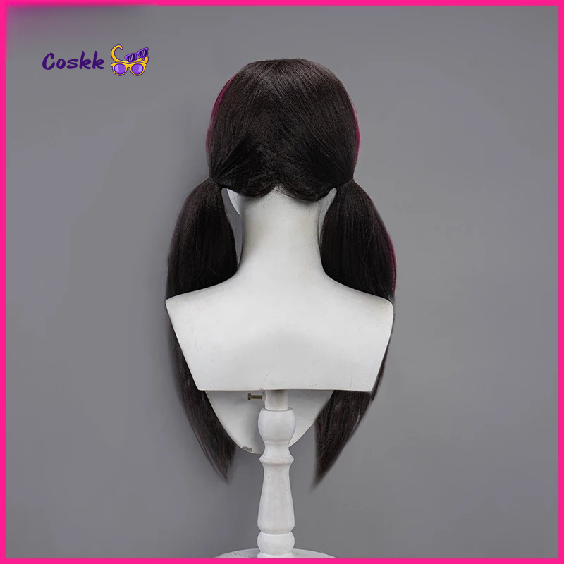 드라큘라우라 코스프레 가발 긴 머리 60CM 길이 블랙 - Anime Cosplay Long Black Hair 리뷰 및 가격