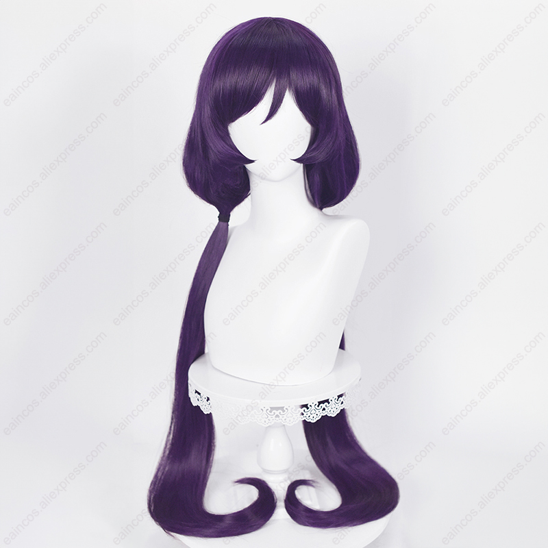 애니메이션 노조미 도조 코스프레 가발, 보라색, 검정색 - Anime Cosplay Long Black Hair 리뷰 및 가격