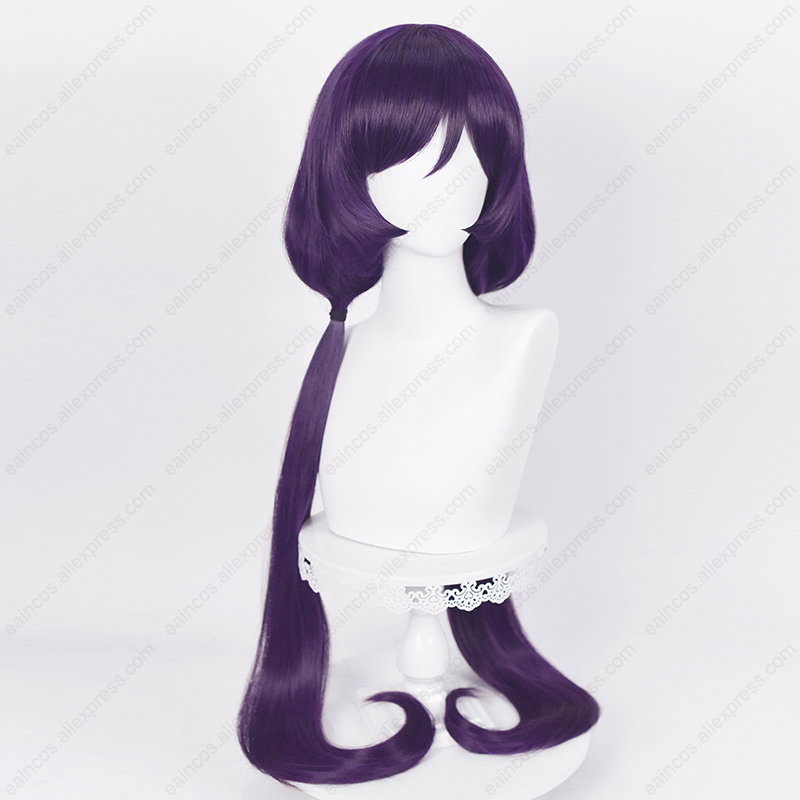 애니메이션 노조미 도조 코스프레 가발, 보라색, 검정색 - Anime Cosplay Long Black Hair 리뷰 및 가격