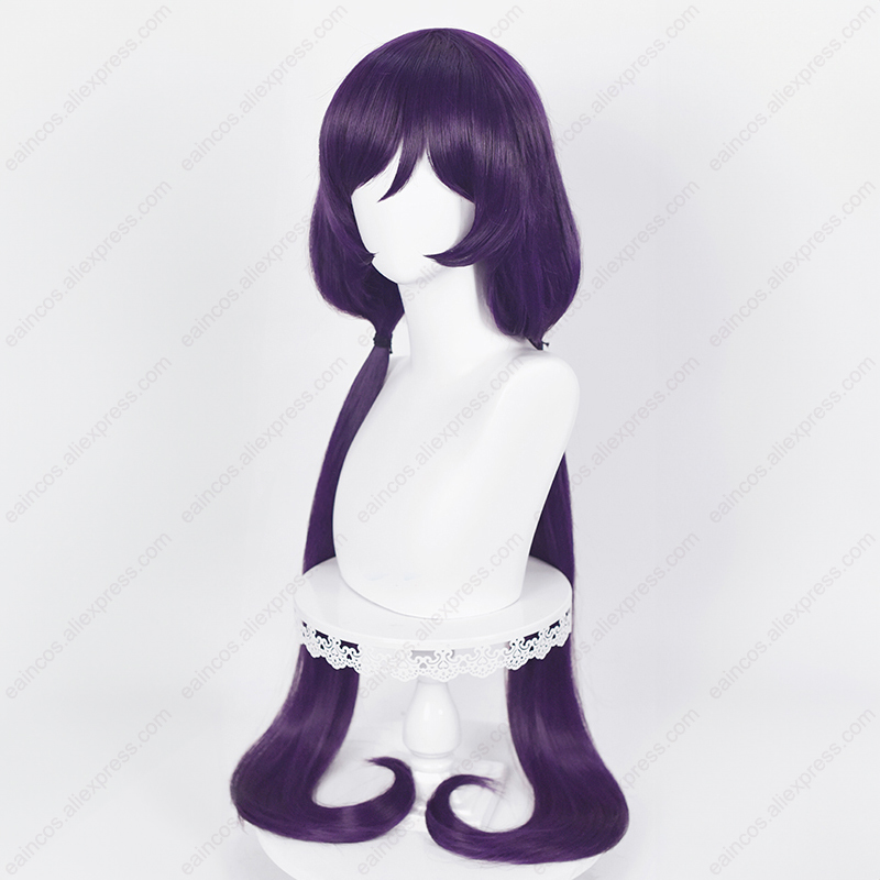 애니메이션 노조미 도조 코스프레 가발, 보라색, 검정색 - Anime Cosplay Long Black Hair 리뷰 및 가격