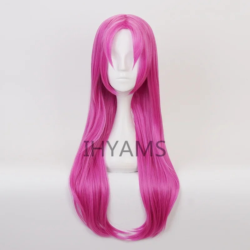 Le Cool Diavolo 로즈 레드 컬러 긴 곱슬  - Anime Cosplay With Red Hair 리뷰 및 가격