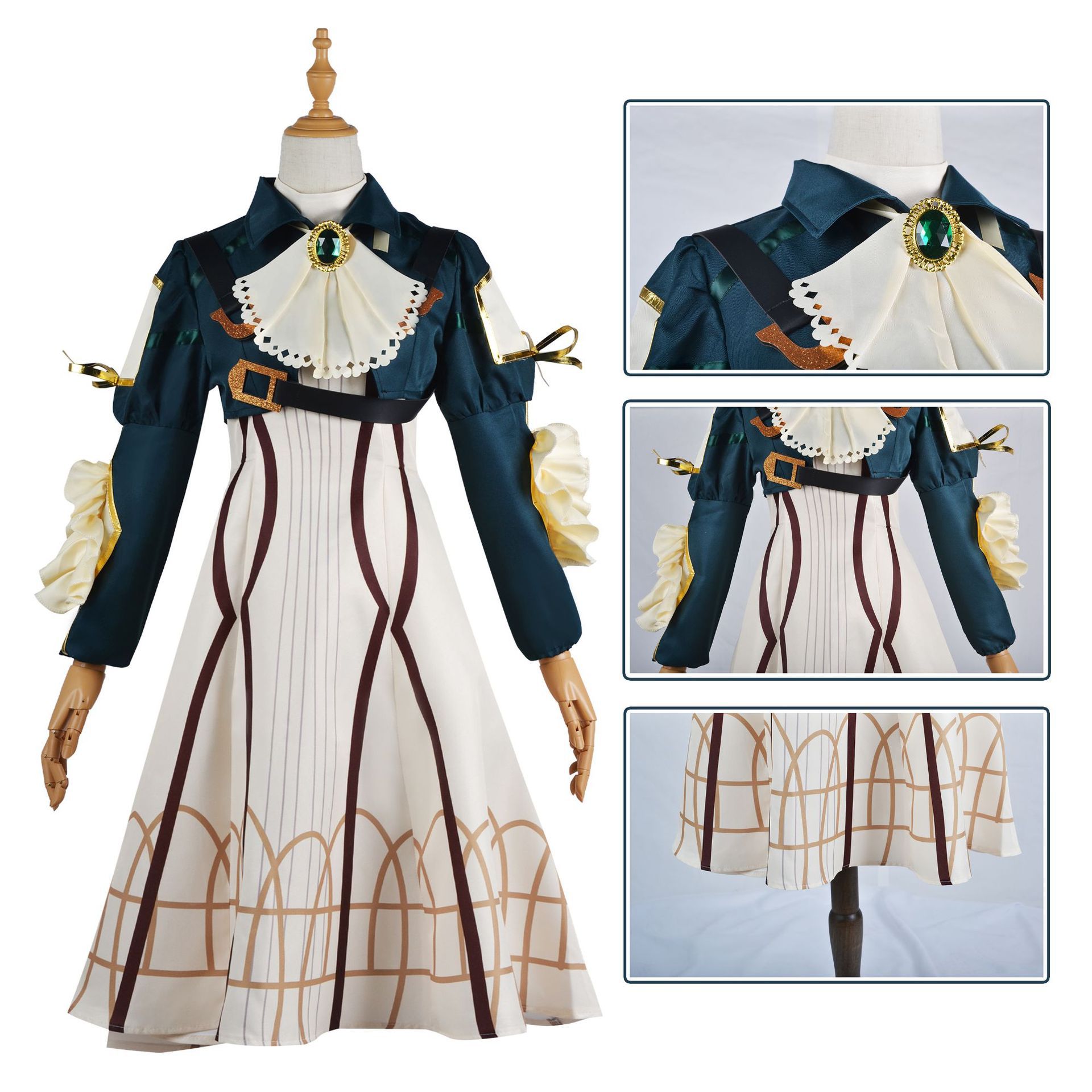 애니메이션 바이올렛 에버가든 코스프레 의상 가발 공주  - Violet Evergarden Dress 리뷰 및 가격