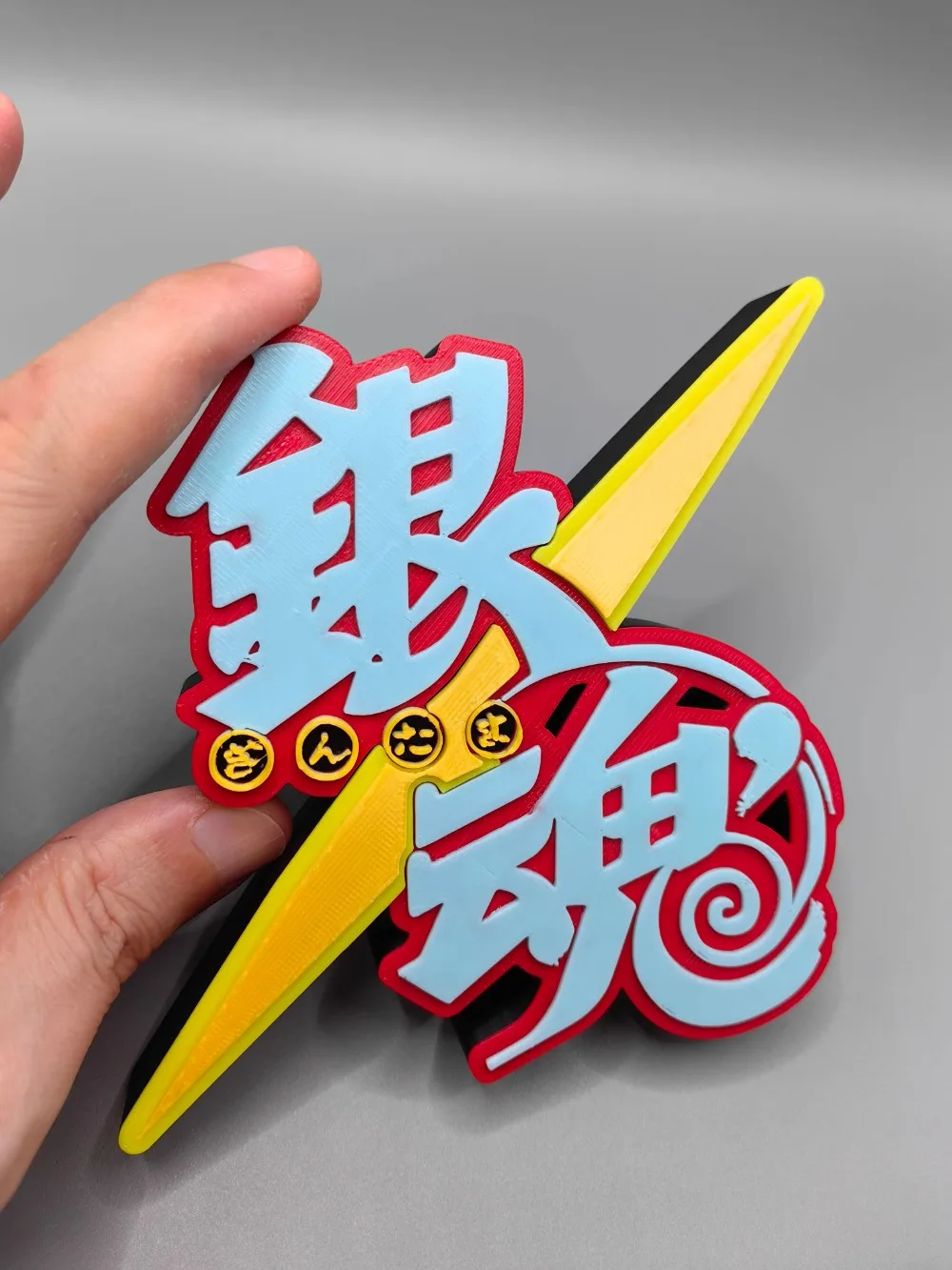 애니메이션 Gintama 제목 모델 인형 3D 로고 간 - Anime Cosplay Title 리뷰 및 가격