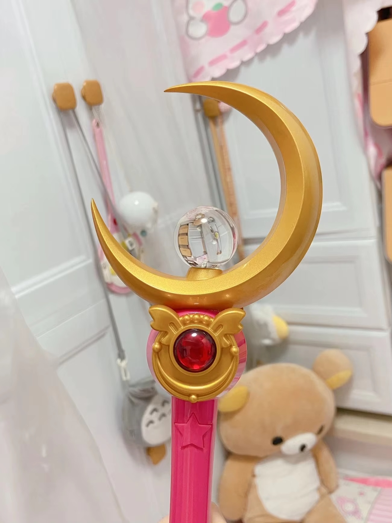 애니메이션 코스프레 세일러문 우사기 츠키노 문 스틱 크 - Sailor Moon Wand 리뷰 및 가격