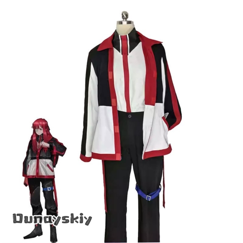 Limbus Company Yuli 코스프레 의상 aB - Anime Cosplay With Red Hair 리뷰 및 가격