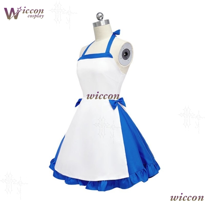 코스룸 제노 여름 애프터 코스프레 의상 블루 롱 드레스 - Zenos Anime Cosplay 리뷰 및 가격