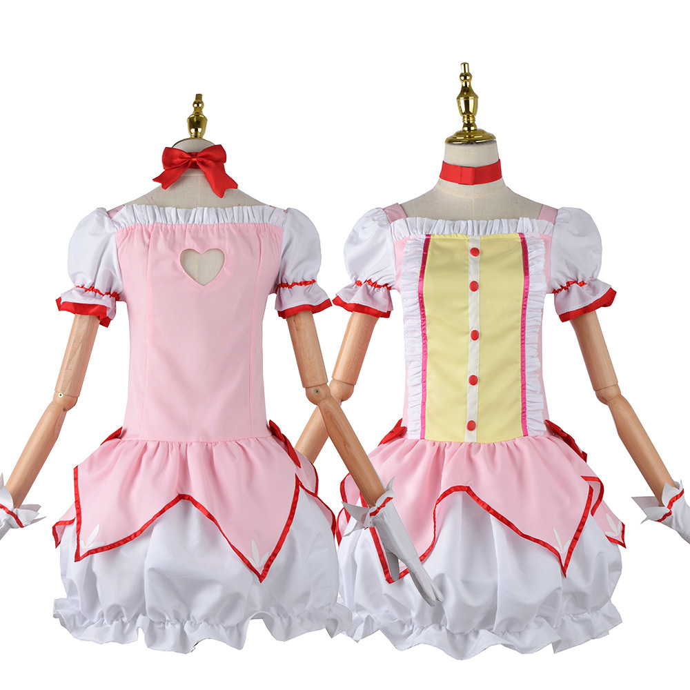 마법소녀 마도카 마기카 코스프레 의상, 카나메 마도카  - Anime Cosplay Diy 리뷰 및 가격