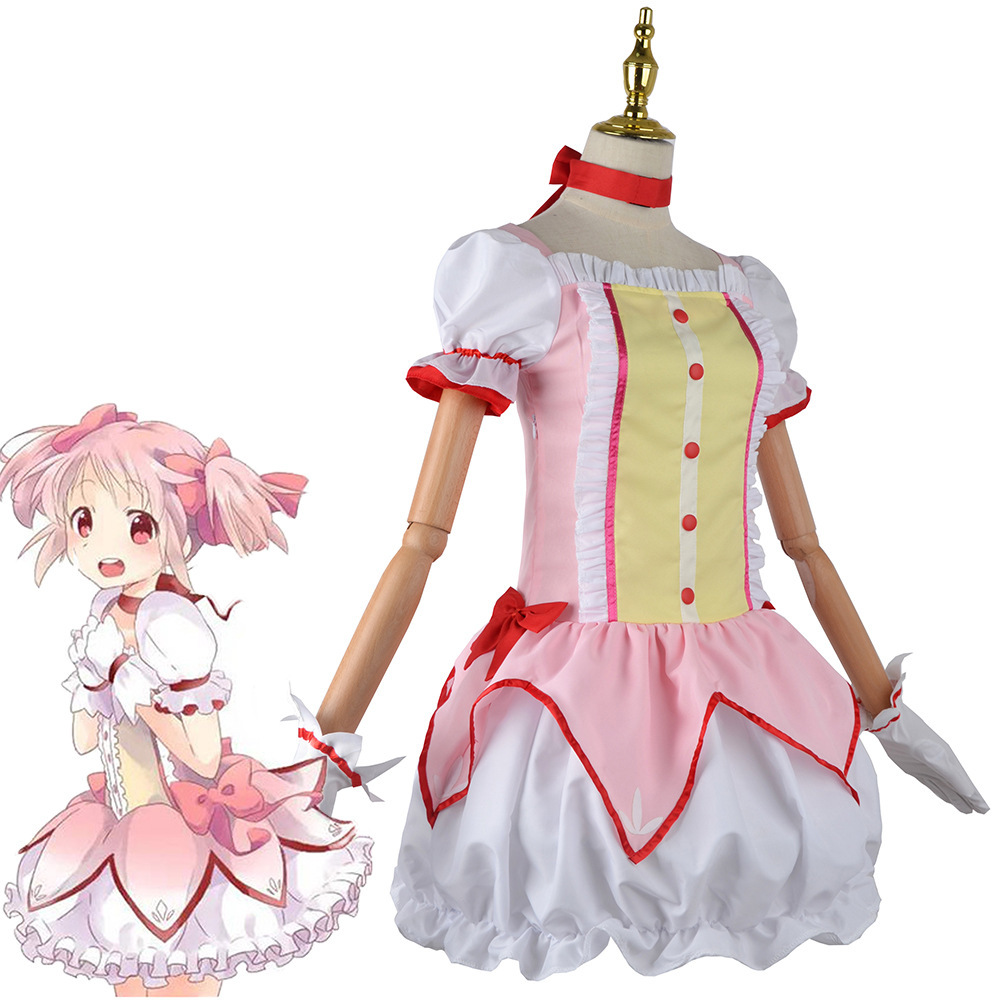 마법소녀 마도카 마기카 코스프레 의상, 카나메 마도카  - Anime Cosplay Diy 리뷰 및 가격