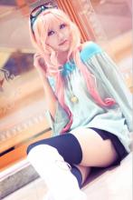 마크로스 F 셰릴 노메 라이트 그린 쉬폰 코트와 바지  - Anime Cosplay Nome 리뷰 및 가격