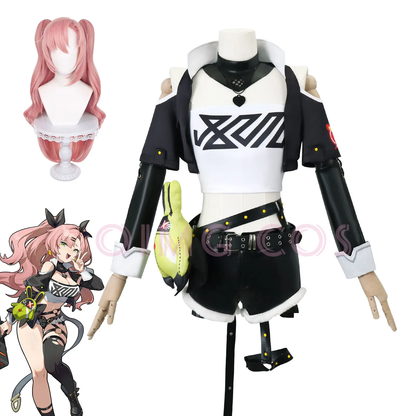 니콜 데마라 젠레스 존 제로 코스프레 의상 유니폼 가발 - Anime Cosplay Female Characters 리뷰 및 가격