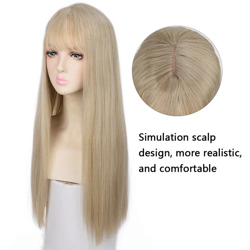2026 Houyan 합성 긴 직모 가발 코스프레 로리 - Anime Cosplay Long Black Hair 리뷰 및 가격