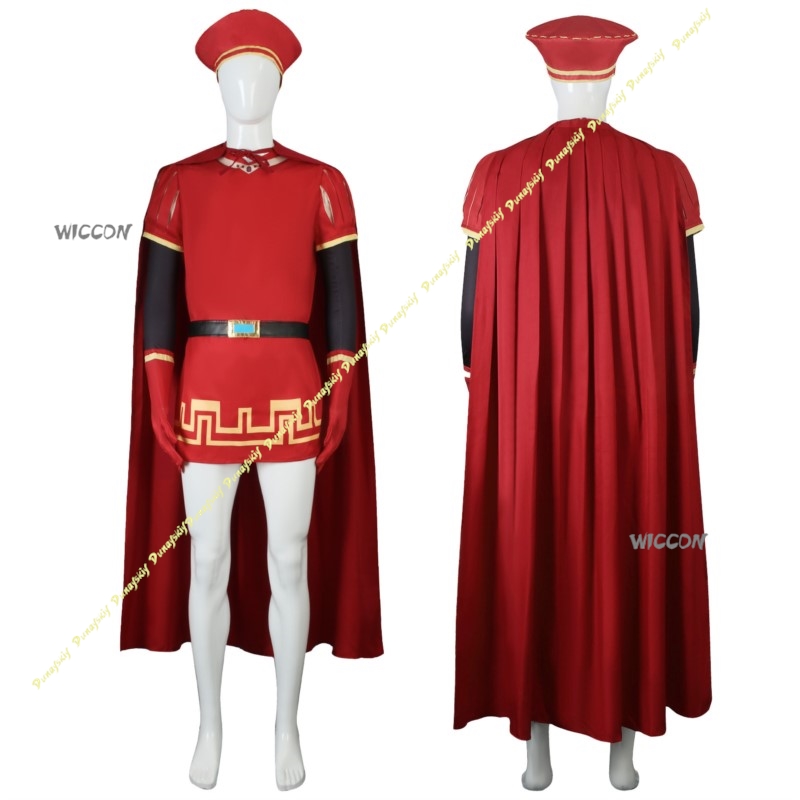 슈렉 영화 애니메이션 코스프레 의상 파르쿠아드 레드 가 - Cosplay Anime Boy 리뷰 및 가격
