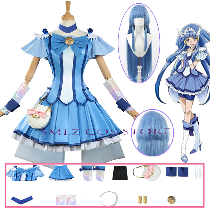 큐어 뷰티 코스프레 애니메이션 스마일 글리터 브리즈 큐 - Anime Cosplay Female Characters 리뷰 및 가격