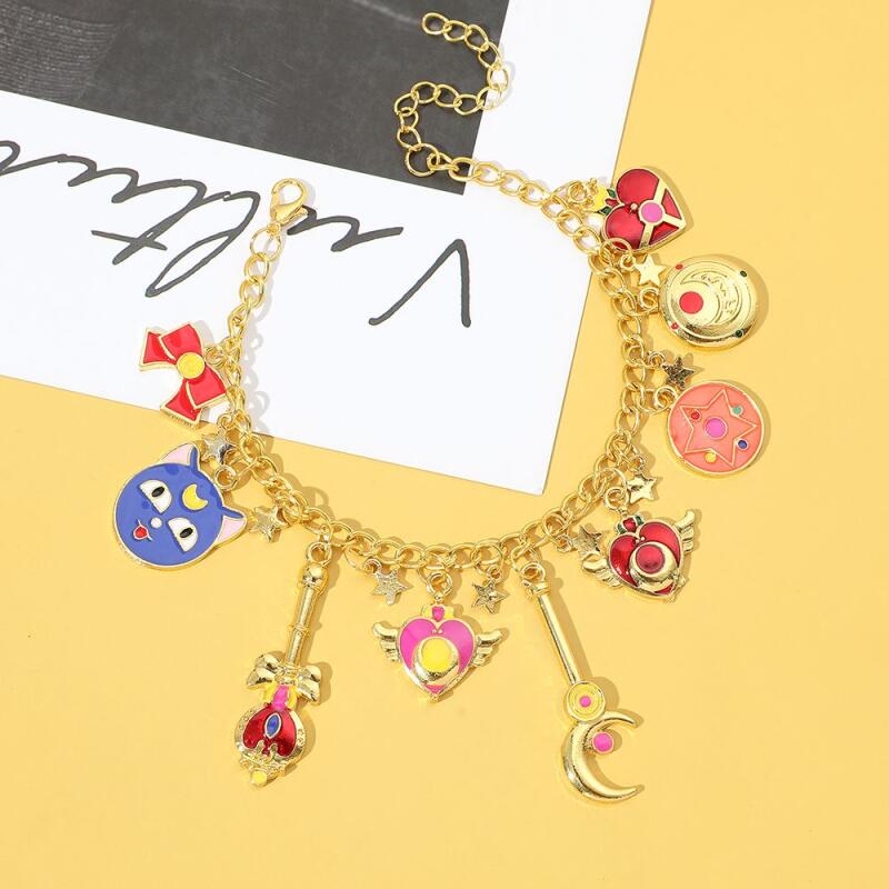 일본 애니메이션 상품 세일러문 금속 소재 팔찌 별 마법 - Sailor Moon Wand 리뷰 및 가격