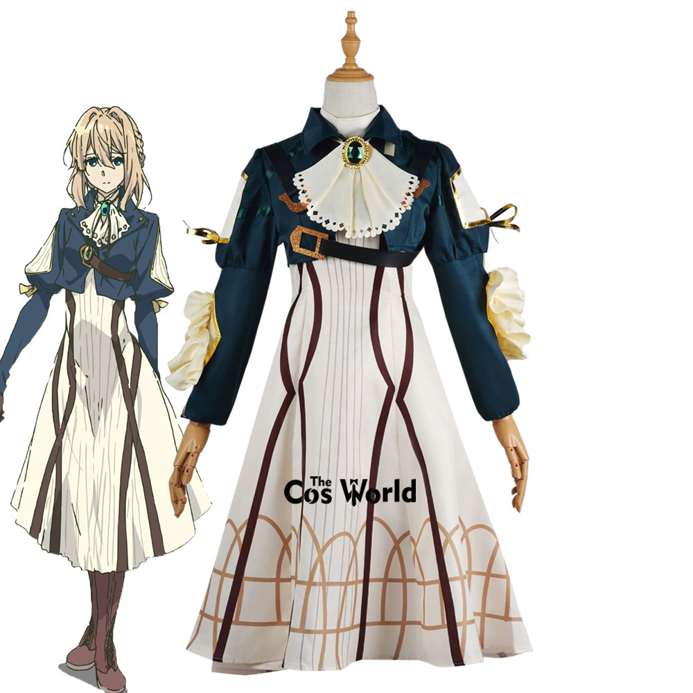 바이올렛 에버가든 드레스 유니폼 의상 애니메이션 코스프 - Violet Evergarden Dress 리뷰 및 가격