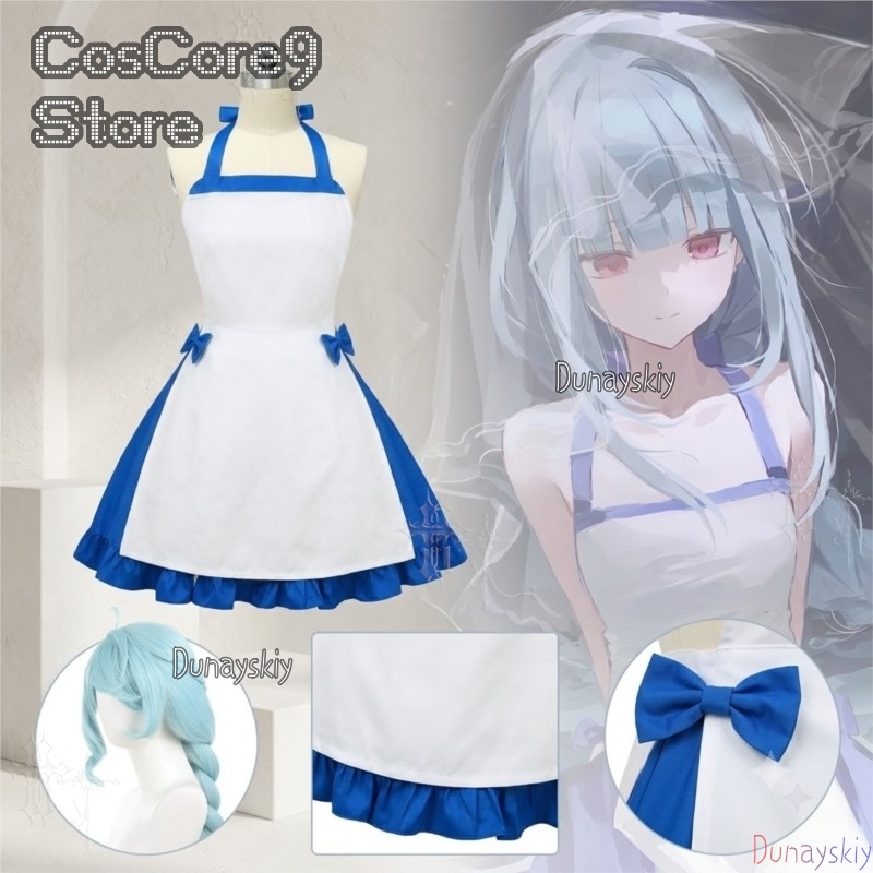 블루 캐릭터 드레스 제노 여름 할로윈 후 풀 코스프레  - Zenos Anime Cosplay 리뷰 및 가격