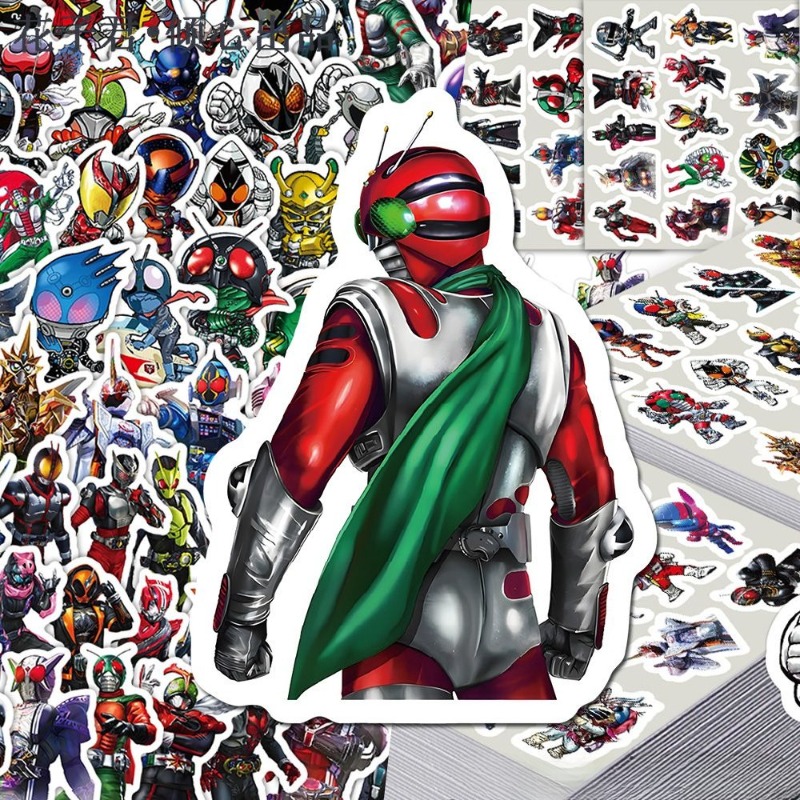 103Pcs 가면 라이더 Ins 미적 귀여운 만화 스티 - Anime Cosplay Diy 리뷰 및 가격