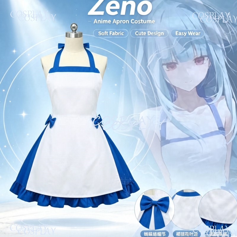 블루 할로윈 풀 코스프레 의상 패션 코스튬 캐릭터 드레 - Zenos Anime Cosplay 리뷰 및 가격